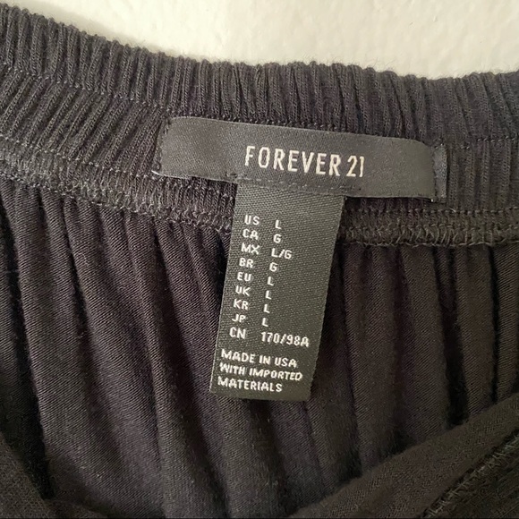 [ Sold ] Black Wrap Skirt by Forever 21, Large - Picture 5 of 6